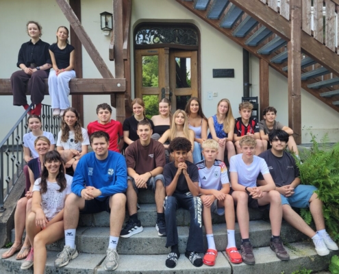 Streitschlichterinnen und Streitschlichter des Gymnasiums Neutraubling beim Blockseminar 2026 im Haus Werdenfels.